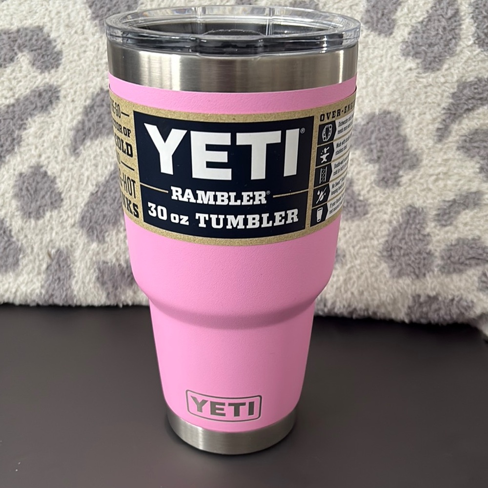 Yeti Pink Rambler 30 oz Tumbler